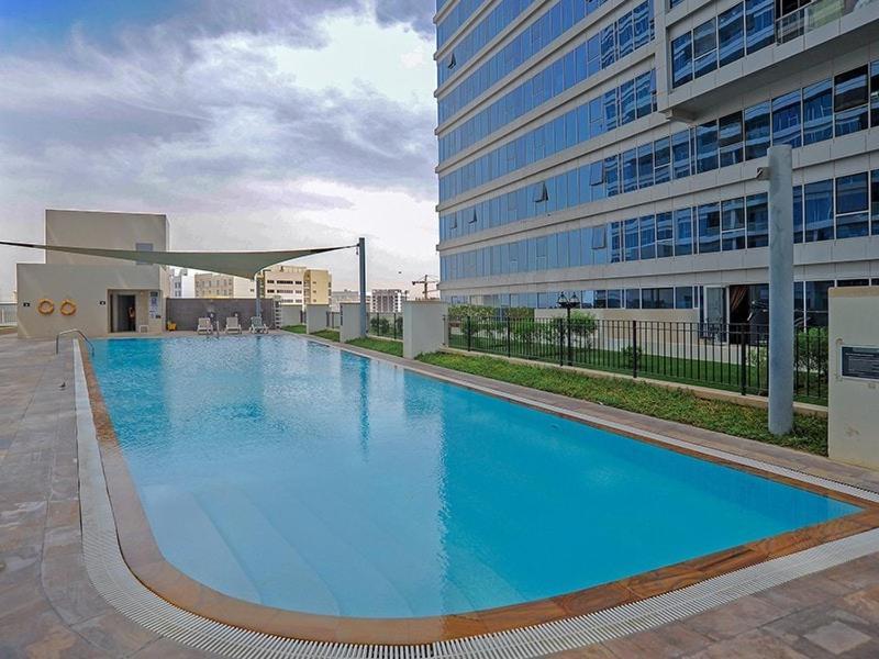 Art Deco Studio With Pool, Gym, Kid'S Playground 迪拜 外观 照片