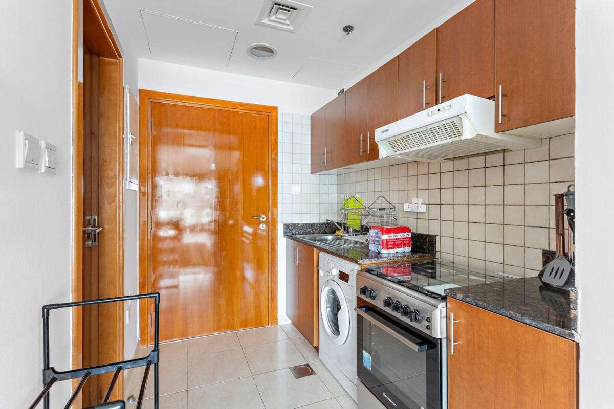 Art Deco Studio With Pool, Gym, Kid'S Playground 迪拜 外观 照片